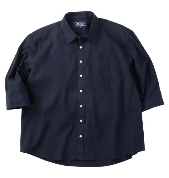 Mc.S.P TC麻スラブ七分袖レギュラーカラーシャツ
