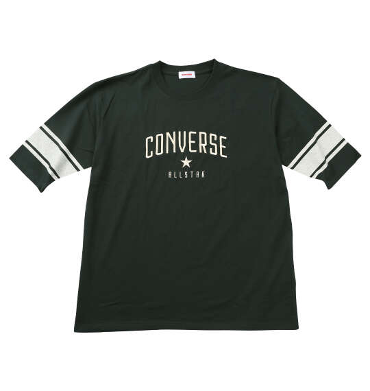 CONVERSE 五分袖フットボールTシャツ