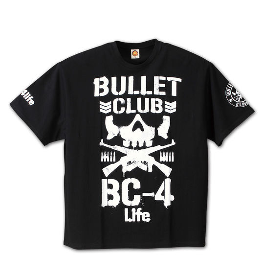 新日本プロレス (シンニホンプロレス) BULLET CLUB 4Life半袖Tシャツ