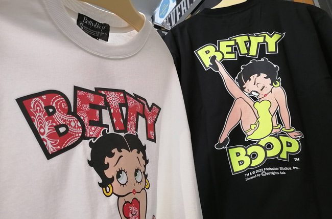 bettyboopキャラクターTシャツ